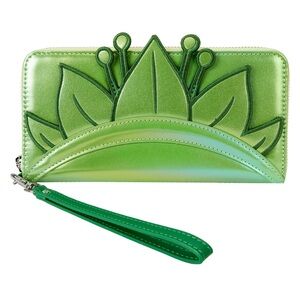 Loungefly- The Princess And The Frog Tiana Shiny Iridescent Wristlet Wallet